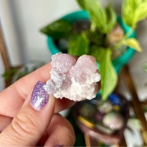 💜Druzy Amethyst Spirit Quartz Crystal Cluster Specimen💜